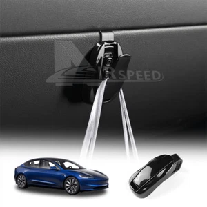 Gancho de guantera lateral ABS negro para pasajero coche Tesla modelo Y 2018-2025 - Imagen 1 de 11