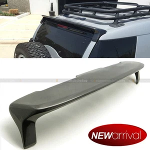 Fit 07-15 Toyota FJ Cruiser J Style Real Carbon Fiber Rear Roof Wing Spoiler - Picture 1 of 1