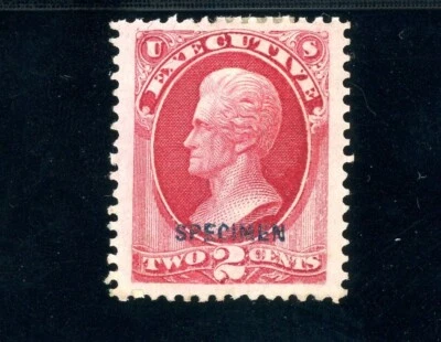 USAstamps Unused VF US 1873 Specimen Overprint E Broken Error Scott O11s NGAI - Image 1 of 2