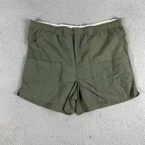 Reel Legends Shorts Mens 42 Green Nylon Performance Utility Fishing - Picture 1 of 8