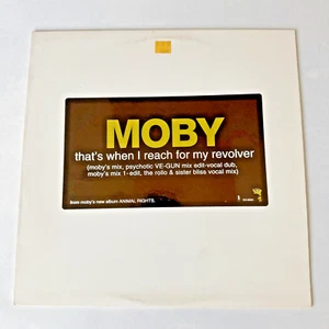⭐🦄 Moby – That’s When I Reach for My Revolver 12″ USA Elektra Promo NM Vinyl - Imagen 1 de 9