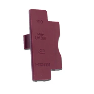 Original Red USB Rubber MIC HDMI Side Cover for Nikon D5300 Camera Repair Unit - Picture 1 of 2
