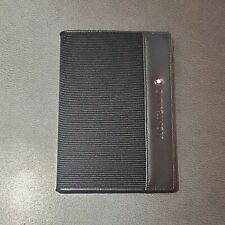 Montblanc Nightflight passport holder 38041 leather fabric black NEW NIB