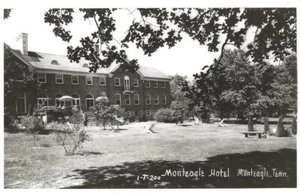 Postal Tennessee Monteagle Hotel Cumberland Plateau RPPC 1939-50 como nueva - Imagen 1 de 1