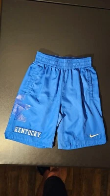 Kentucky Wildcats Nike Dri-Fit 9" Basketball Shorts Mens S Blue FLAWS - Image 1 of 4