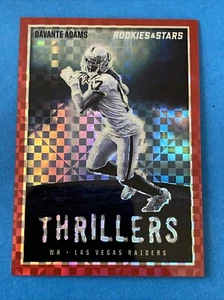 2023 Panini Rookies & Stars - Thrillers Red Plaid Prizm #TH-16 Davante Adams - Picture 1 of 2