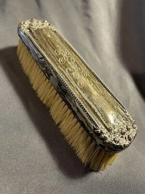 Antiguo juego de aparador de plata esterlina floral reposado pincel período Art Nouveau Foto 1 de 4