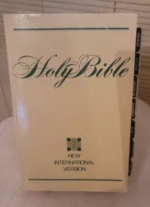Holy Bible New International Version NIV Old & New Testament 1986 Tabs Zondervan - Imagen 1 de 5