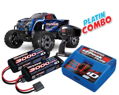 Traxxas Stampede HD BL-2S blau Platin Combo TRX36354-4-BLUE-PLATIN-COMBO  - Bild 1 von 4