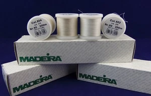 Madeira Thread Size 80/100% Cotton Thread/200m Spool/ 5 colors/NEW 9380 Cotona - Picture 1 of 11