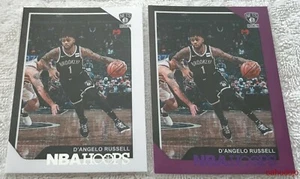 2018-19 Panini Hoops D'ANGELO RUSSELL #98 púrpura paralelo Brooklyn Nets - Imagen 1 de 2