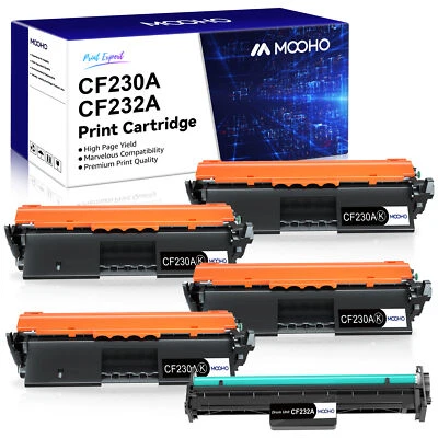 CF230A 230X Toner CF232A Drum compatible for HP LaserJet MFP M227fdn M227sdn Lot - Image 1 of 4