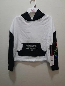 Girls Justice Sport Blocked Hoodie Size Small 7-8 NWT - Picture 1 of 3
