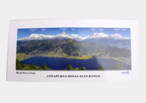 A Panoramic View of Annapurna Himalayan Range-World Peace Stupa - Picture 1 of 3
