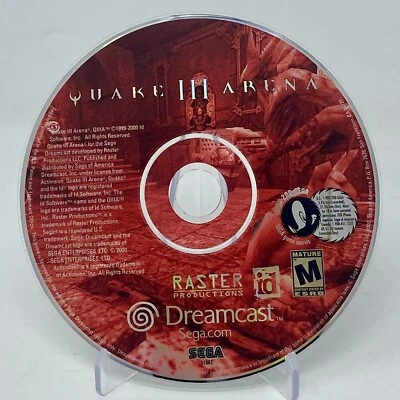 Quake III Arena (Sega Dreamcast, 2000) Disc Only RATED M (A) - Image 1 of 2