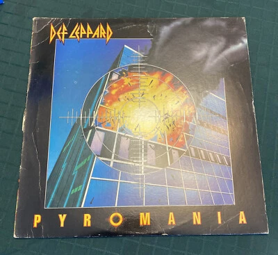 Def Leppard - Pyromania 1983 Vinyl LP Vintage OG Record - Image 1 of 4