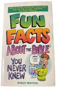 Fun Facts about the Bible by Robin Martins~1996 Trade Paperback - Foto 1 di 4