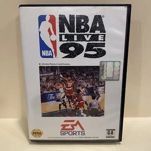 Sega Genesis NBA Live 95 - Complete In Box With Manual - Picture 1 of 7