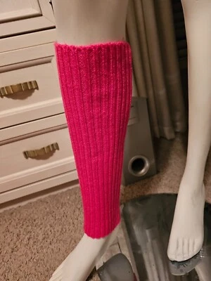 Calentadores de piernas rosa 15" T X 4" W para niñas, adolescentes y mujeres nuevos sin etiquetas Foto 1 de 4