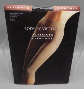 Body Victoria's Secret di Victoria taglia C Ultimate Control Capri Shaper nero - Foto 1 di 5