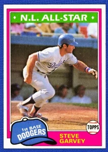 Steve Garvey 7 Card lot  1981/82 Topps 1984 Donruss 1984 Fleer - Picture 1 of 14