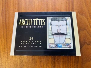 Archi-Tetes von Louis Hellman 24 Architektur Portrait Postkarten 1992 Rarität Buch - Bild 1 von 19