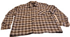 Freeway Exchange Grey Check Long Sleeve Shirt Size XL Mens Casual Flannelette