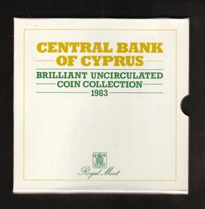 Juego de monedas sin circular Banco Central de Chipre 1983 - Imagen 1 de 6