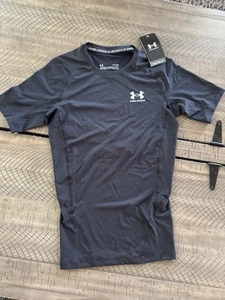 Boys Size Small Black Under Armour Compression Athletic Shirt - Picture 1 of 6