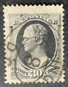 USA 1870-75 30 cent black stamp vfu - Picture 1 of 2