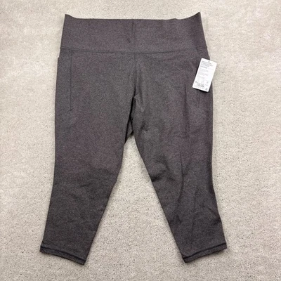 Leggings Athleta Salutation Stash Pocket II 7/8 para mujer talla 3X marrón nuevos con etiquetas Foto 1 de 4