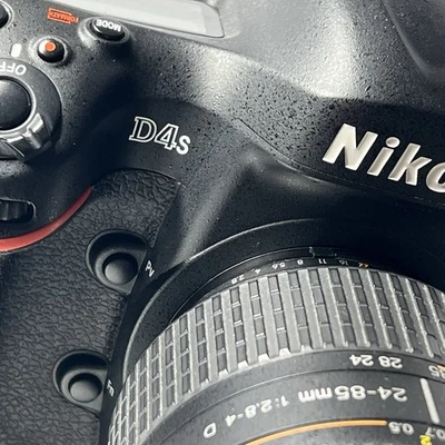 Nikon D4S D7100 F3HP FE 80-400 VR AIS простые объективы вспышки камеры лот - Изображение 1 из 4