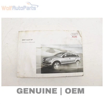 2007 AUDI Q7 - 2007 Owners Manual - Image 1 of 4
