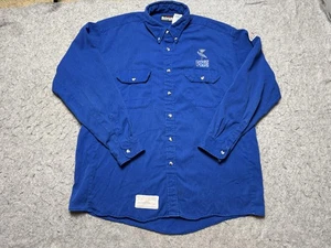 Bulwark PIKE Shirt Mens XL Blue Flame Resistant FR Button Down Work Utility - Picture 1 of 13