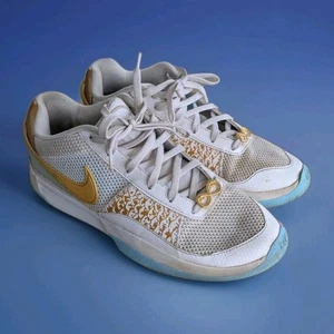 Nike Ja 1 Chinesisches Neujahr FV1290-100 Weiß Metallic Gold Herren (Größe 12) - Bild 1 von 11