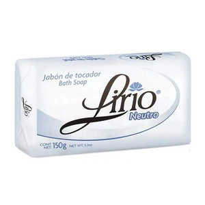 Jabón en barra Lirio Neutro aroma suave 5,3 oz 1 quilate - Imagen 1 de 1