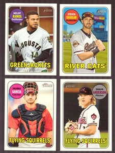 Juego de 4 cartas del equipo 2018 Topps Heritage Minors - Gigantes de San Francisco  - Imagen 1 de 1