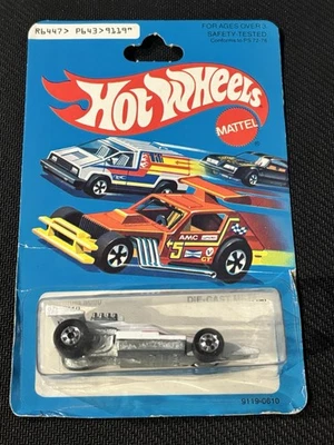 Гоночный автомобиль Hot Wheels 1979 Formula 5000 No9119 черный настенный гонг Гонконг на карточке - Изображение 1 из 4