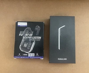 Bundle - Samsung Galaxy S25 128GB (T-Mobile) 6.2" SM-S931U - Silver Shadow - Picture 1 of 5