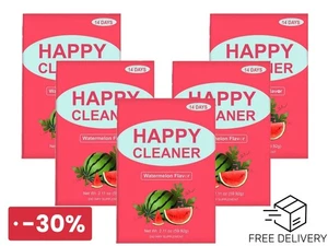 HAPPY CLEANER Watermelon Electrolyte Powder 14 Day Supplement - 14pcs/PK ✅️ - Picture 1 of 12