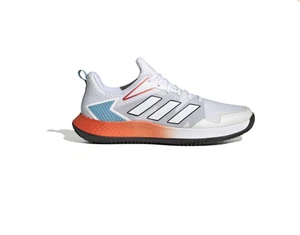 Adidas Defiant Speed Clay Tennis Shoes - Size UK 10 - White/Orange/Blue - Picture 1 of 8