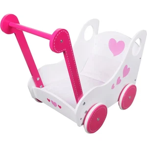 Amia Holz Puppenwagen Flora mit 2 Kissen - Bild 1 von 1