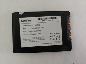 KingFast F6PRO 2710DCS23BF-480 480 GB SATA III 2.5" Solid State Drive - Picture 1 of 6