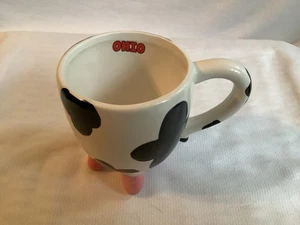 Cow Mug With Udders, Handle, And OHIO Design Inside Cup - Picture 1 of 4