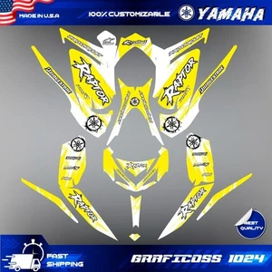 2013-2024 Yamaha Raptor 700 Custom Grafik Kit Aufkleber Sticker - Bild 1 von 2