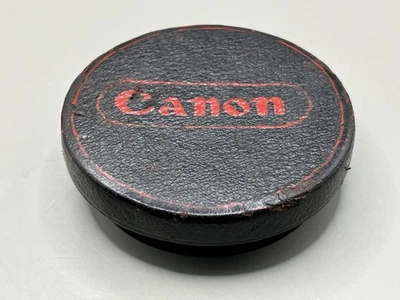 Vintage Canon 67mm Leather Front Lens Cap refCP - Image 1 of 3