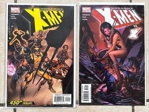 Uncanny X-Men #450 & 451 Marvel Comics 2004 X-23 Appearance Meets Wolverine - Picture 1 of 14