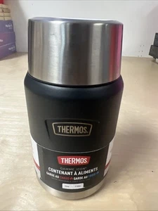 THERMOS Icon Series 16 oz INSULATED STAINLESS STEEL FOOD JAR w/Spoon-Sealed NWT! - Picture 1 of 7