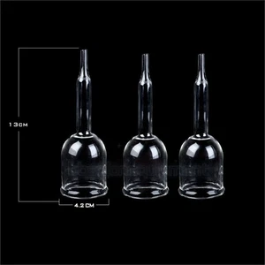 Accesorio de repuesto de taza de vidrio para ventosas de vacío para máquina de belleza de senos al vacío - Imagen 1 de 16