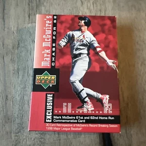 1998 Upper Deck Mark McGuire's Chase for 62 Baseball Card Box Set - Picture 1 of 4